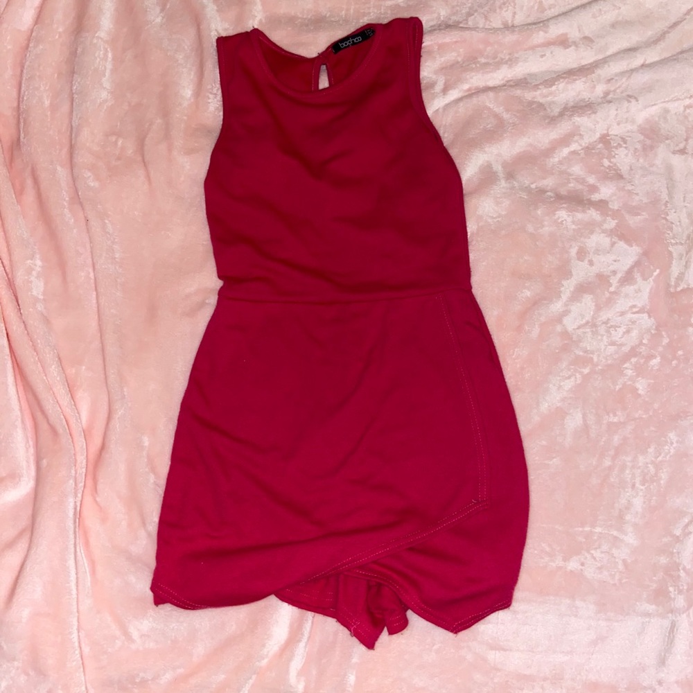 Boohoo romper dress size 4